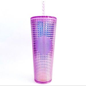 🆕 Starbucks Iridescent Pink Purple Tumbler Cup
